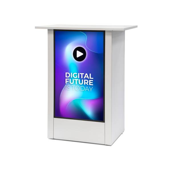 Digital Counter Futuro 32" Vertical Nür Gehause, Weiß