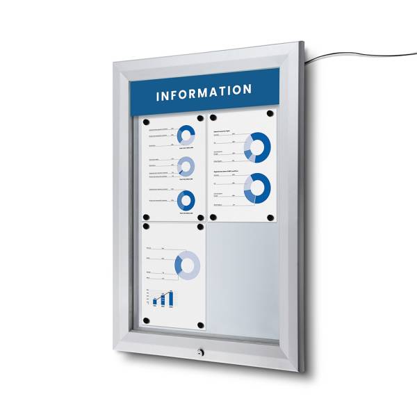 Schaukasten Außen LED  (4xA4)