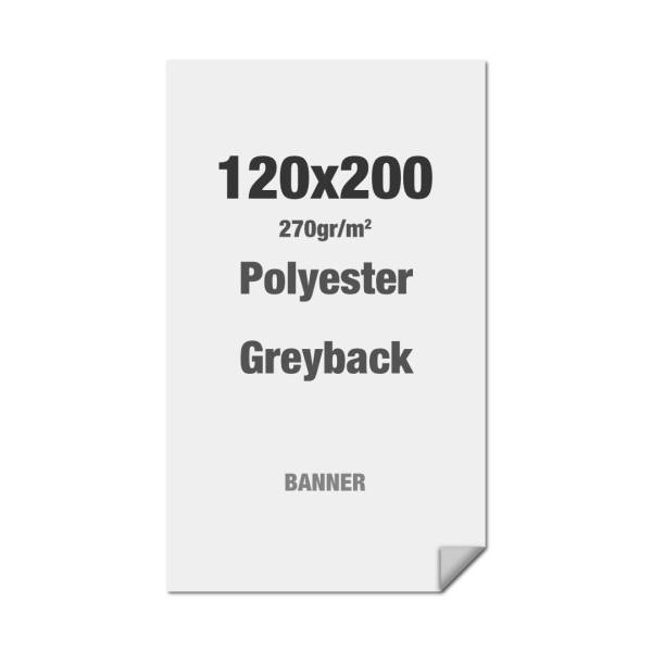 Polyester-Greyback 270 g/m2 120 x 200 cm PVC-Frei