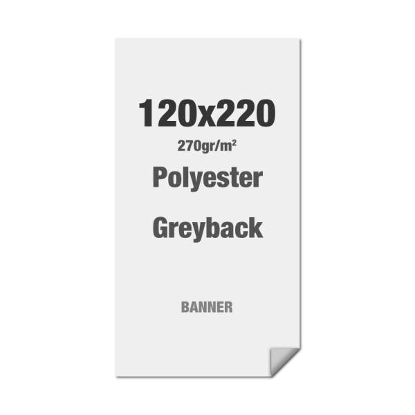 Polyester-Greyback 270 g/m2 120 x 220 cm PVC-Frei