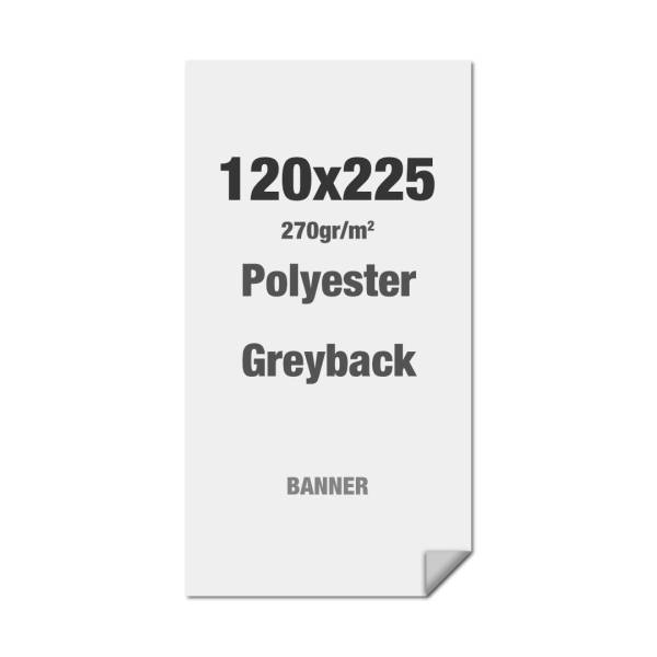 Polyester-Greyback 270 g/m2 120 x 225 cm PVC-Frei