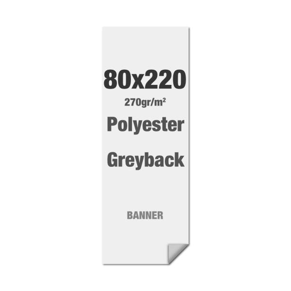 Polyester-Greyback 270 g/m2 80 x 220 cm PVC-Frei