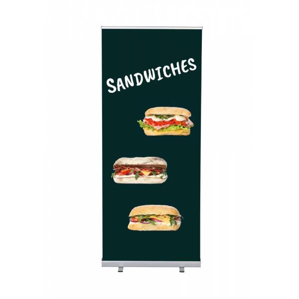 Roll-Banner Budget 85 Komplettset Sandwiches Englisch