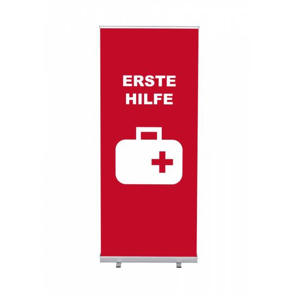 Roll-Banner Budget 85 Komplettset Erste Hilfe Deutsch