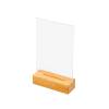 Wooden T Stand Menu Holder - 5