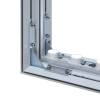 T-Frame freistehend 120 mm Profil, 2x DIN A1, LED - 3