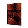 Spannstoff Wanddekoration SET 40 x 40 Botanische Blätter Rot - 6