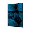 Spannstoff Wanddekoration SET 40 x 40 Botanische Blätter Blau - 7