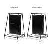 Kreidetafel Kundenstopper Swing 50 x 70 cm Schwarz - 8